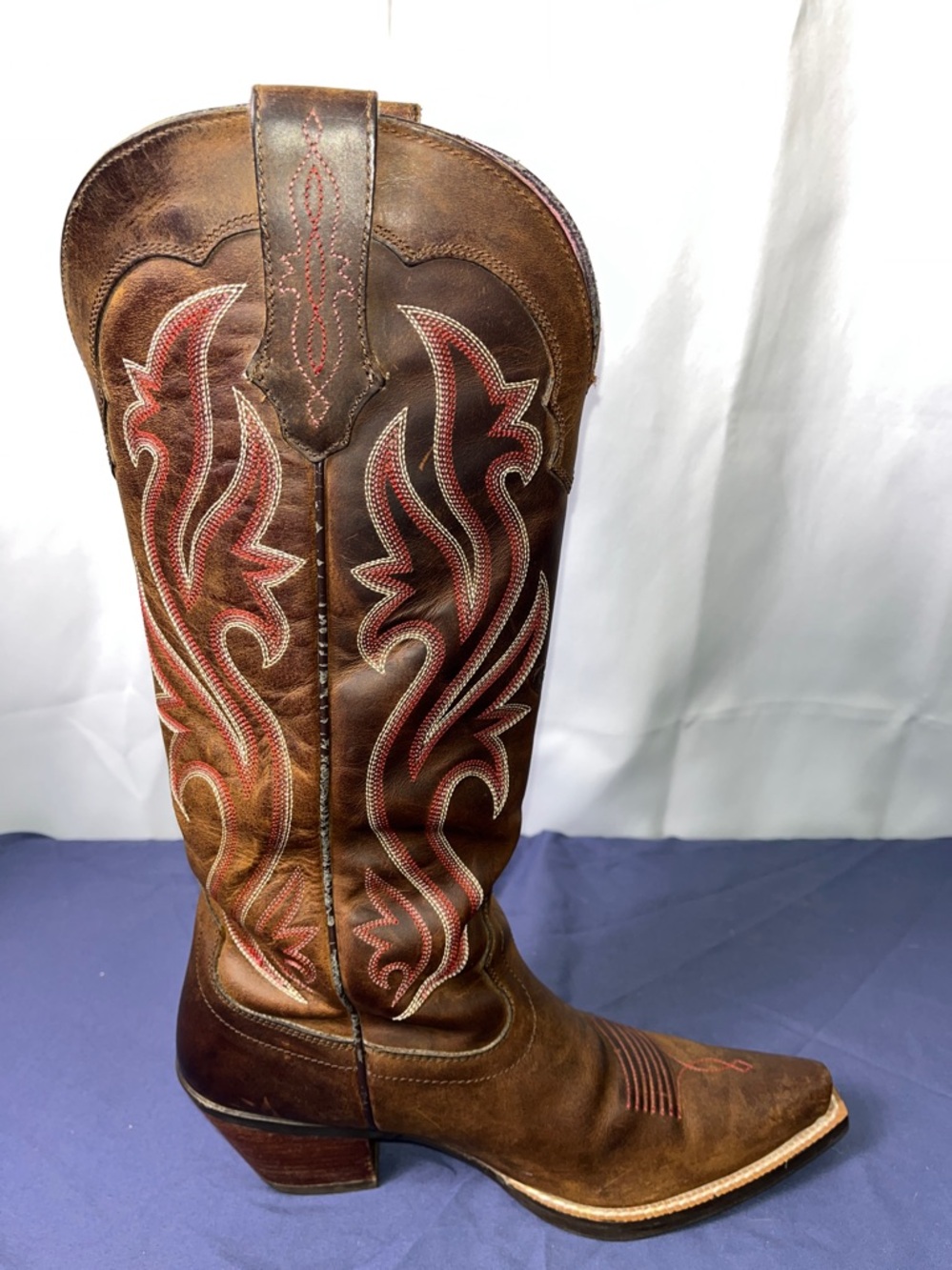 Ariat Heritage Women’s Brown Leather Western Boots - Picture 11 of 15